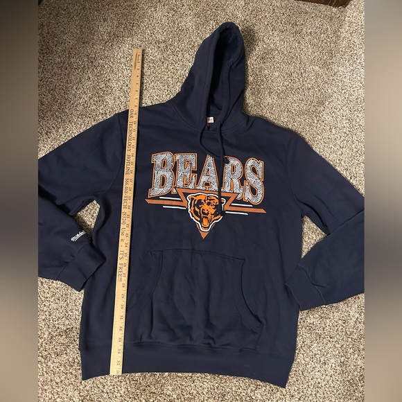 Mitchell N Ness Chicago Bears Hoodie Sweatshirt - Picture 4 of 5